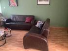 3 plus 2 persoons leren bankstel