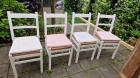 4 leuke witte stoeljts
