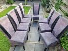 8 eetkamerstoelen met hoge rugleuning 