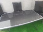Metalen tuintafel met 3 stoelen