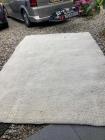 Vloerkleed wit wol