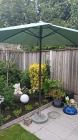 Parasol met granieten voet