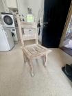 Af te halen 4 eetkamerstoelen eiken/whitewash