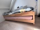 Twee stapelbare bedden 70 bij 200 cm