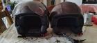 2x motorhelmen 