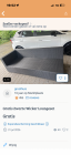 Lounge bank met kussens zwart 