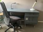 Bureau + bed (incl matras) + bureaustoel 