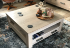 Eiken salontafel met lade