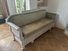 Antieke Zweedse houten bank