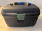 Beautycase, kunststof, donkerblauw