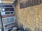 Kleine beton tegels +/- 25 m2 