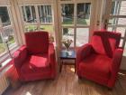 Rode fauteuil stoelen