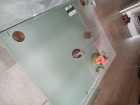Salontafel glas 110 x110