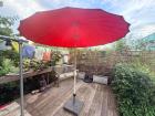 Parasol met voet