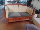 Houten driezitsbank
