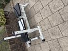 Fitness bankje niet compleet (metaal)