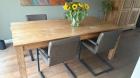 Teak houten tafel 90-200cm