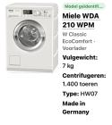 Miele wasmachine 2017