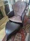 Leolus fauteuil met voetenbankje