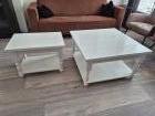 Tafelset van 3:  salontafel en bijzettafel en sidetable of bankje