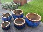Aardewerk bloempotten