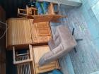 Eikenhouten kleinmeubelen en stoelen