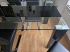 Eettafel met glasplaat 