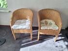 2 rieten kuipstoelen