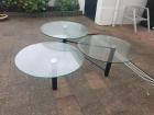 Glazen salontafel